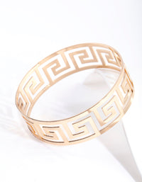 Gold Maze Cutout Bangle - link has visual effect only