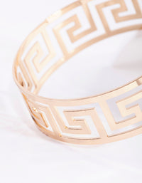 Gold Maze Cutout Bangle - link has visual effect only
