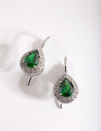 Emerald Pear Drop Earrings - link has visual effect only
