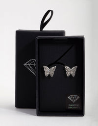 Silver Butterfly Earring - link has visual effect only