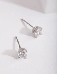 Diamond Simulant 1/2 Carat Stud Earrings - link has visual effect only