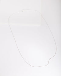 Sterling Silver Fine Snake Chain 60cm Necklace - link has visual effect only