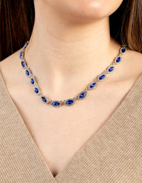 Silver Marquais Stone Set Necklace - link has visual effect only