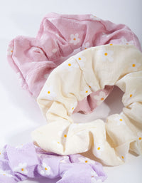 Kids Fabric Daisy Pack Scrunchie - link has visual effect only