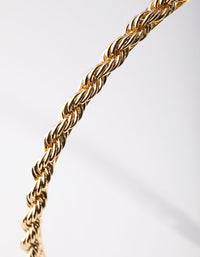 Gold Twist Rope Headband - link has visual effect only