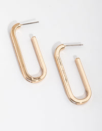 Gold Holographic Hoop Earrings - link has visual effect only