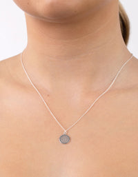 Sterling Silver Mandala Necklace - link has visual effect only