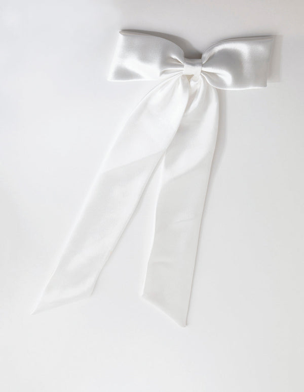 Statement Relaxed Fabric Bow Clip