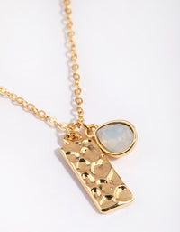 Gold Plated Charm Necklace - link has visual effect only