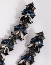 Gunmetal Navette Drop Earrings - link has visual effect only