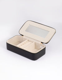 Large Rectangular Black Jewellery Box - link has visual effect only
