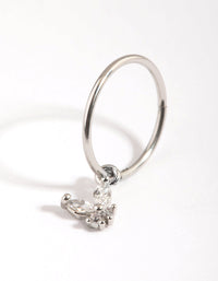 Surgical Steel Butterfly Clicker Ring - link has visual effect only