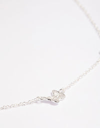 Sterling Silver Etched Butterfly Necklace - link has visual effect only