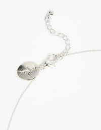 Silver Butterfly Necklace - link has visual effect only