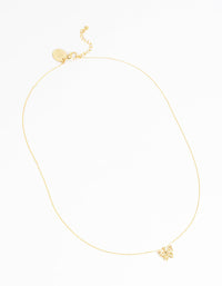 Gold Butterfly Necklace - link has visual effect only