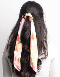 Bright Floral Scarf - link has visual effect only