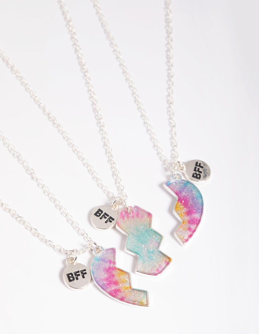 New Claire's Christmas Necklace Pendant 3 Piece Best Friends Penguin  Snowflake | eBay