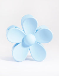 90s Blue Daisy Flower Claw Clip - link has visual effect only