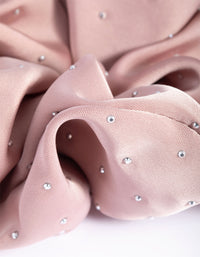 Blush Diamante Scrunchie - link has visual effect only