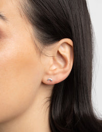 Sterling Silver Rainbow Stud Earrings - link has visual effect only
