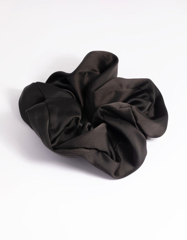 Large Black Scrunchie