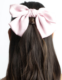Blush Bow Clip - link has visual effect only
