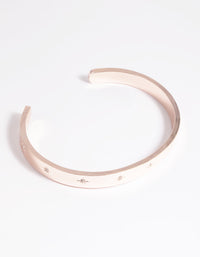 Rose Gold Diamante Star Cuff Bracelet - link has visual effect only