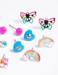 Kids Rainbow Magic Stud Earring 6-Pack - link has visual effect only