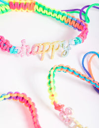 Kids Bright Positive Word Bracelet - link has visual effect only