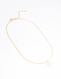 Gold Clear Quartz Shard Necklace - link has visual effect only