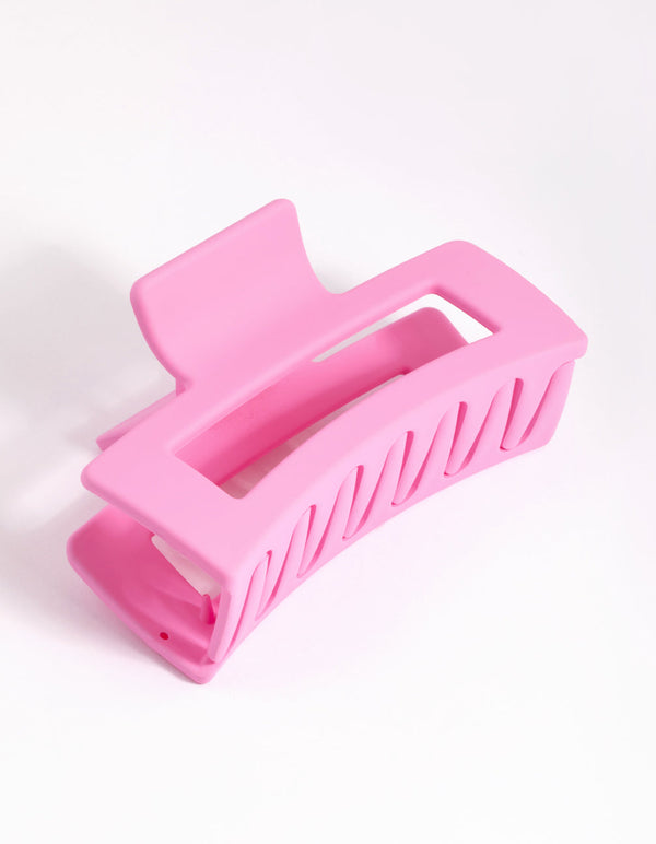 Large Pink Claw Clip