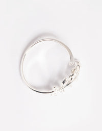 Sterling Silver Leaf Wrap Ring - link has visual effect only