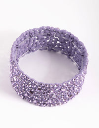 Embellished Stone Stretch Bracelet - link has visual effect only