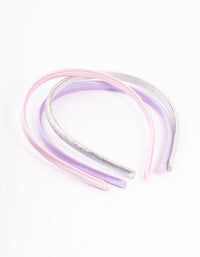 Kids Glitter & Satin Headband Pack - link has visual effect only
