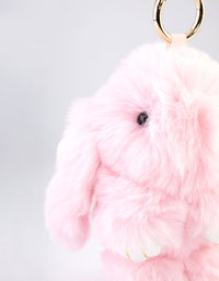 Kids Fabric Large Bunny Key Ring - link has visual effect only