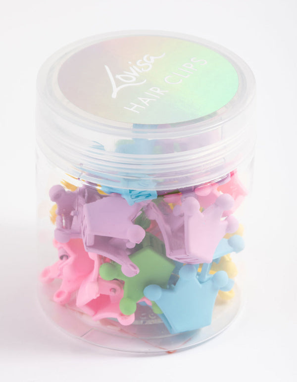 Plastic Mini Crown Claw Tub 20-Pack