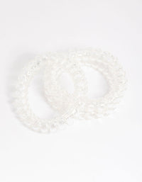 Clear Plastic Large Hair Spiral Pack - link has visual effect only