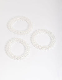 Clear Plastic Large Hair Spiral Pack - link has visual effect only