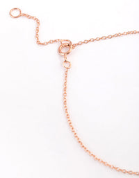 Rose Gold Sterling Plated Floating Heart Bracelet - link has visual effect only