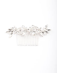 Silver Crystal Ice Flower Comb - link has visual effect only