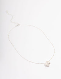 Silver Filigree Ball Pendant Necklace - link has visual effect only