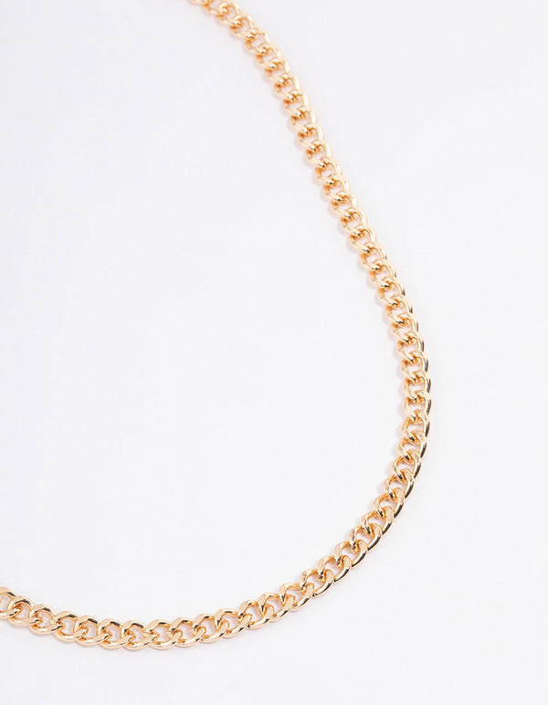 Diamond Cut Curb Chain Necklace – Ring Concierge