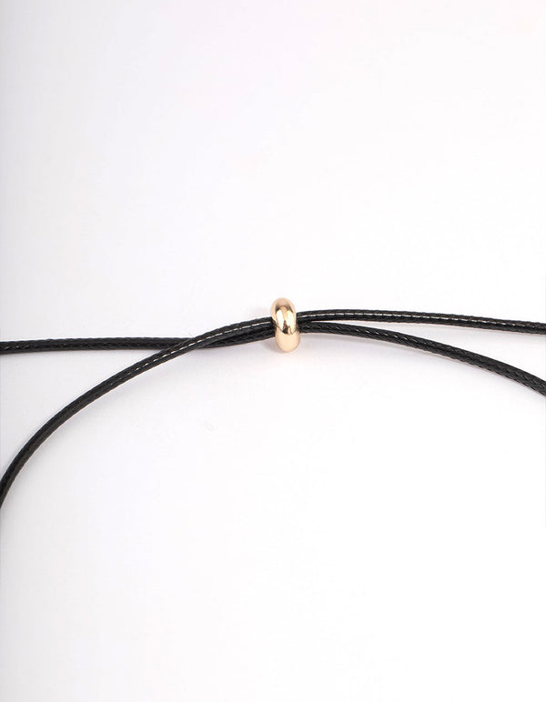 Gold Puffy Heart Pendant Necklace