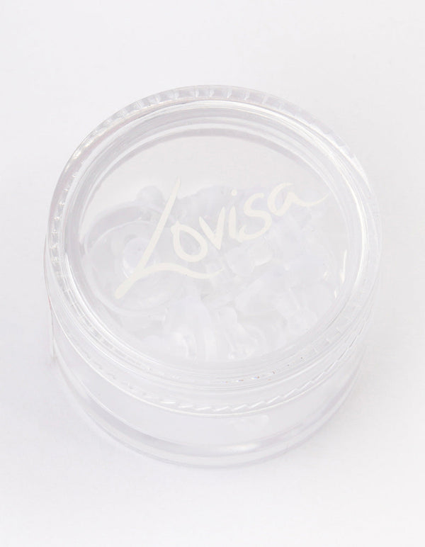 Clear Silicone Supportive Earring Backs