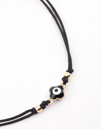 Gold Simple Evil Eye Toggle Bracelet - link has visual effect only