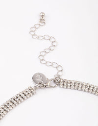 Rhodium Diamante Tassel Long Y-Necklace - link has visual effect only