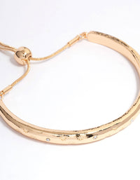 Gold Diamante Cluster Toggle Wrist Cuff - link has visual effect only