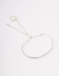 Silver Glitter Toggle Bracelet - link has visual effect only