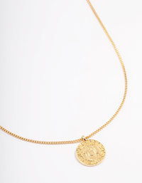 Gold Plated Leo Star Sign Pendant Necklace - link has visual effect only