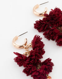 Gold Floral Cascade Drop Earrings - link has visual effect only